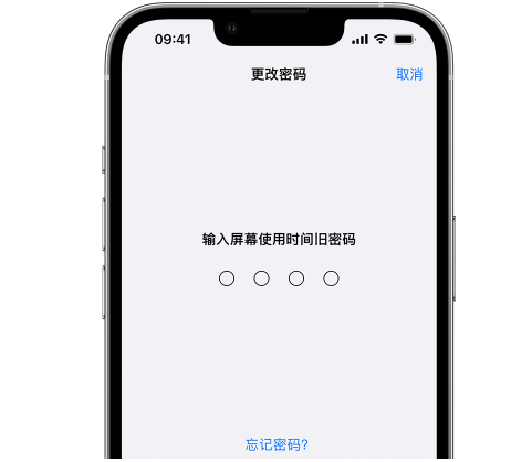 新政镇iPhone屏幕维修分享iPhone屏幕使用时间密码忘记了怎么办 