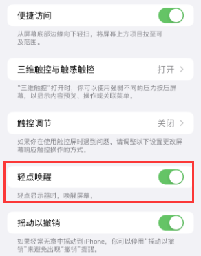 新政镇苹果授权维修站分享iPhone轻点无法唤醒怎么办 