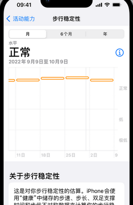 新政镇iPhone手机维修如何在iPhone开启'步行稳定性通知'