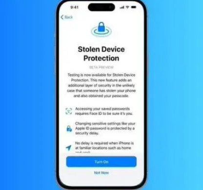 新政镇苹果授权维修店分享被盗设备保护功能开启方法 
