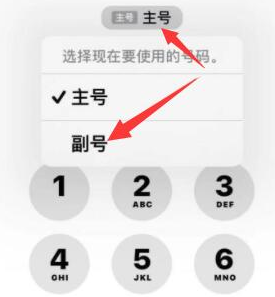 新政镇苹果14维修店分享iPhone 14 Pro Max使用副卡打电话的方法 