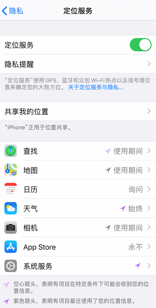 新政镇苹果手机维修分享iPhone 状态栏中时间显示为蓝色图标是什么情况 